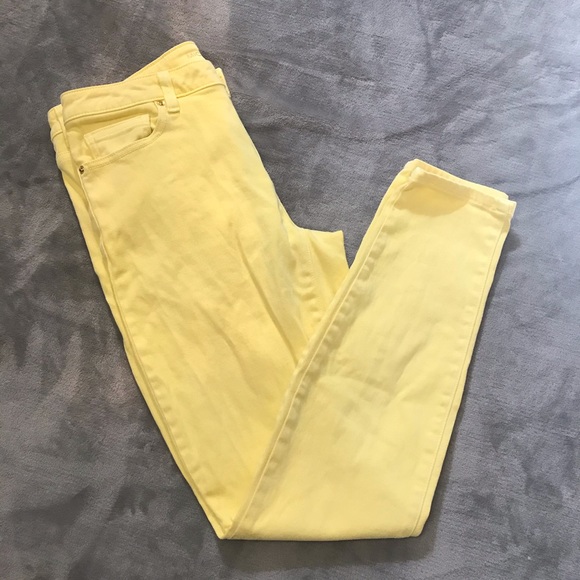 michael kors jeans yellow